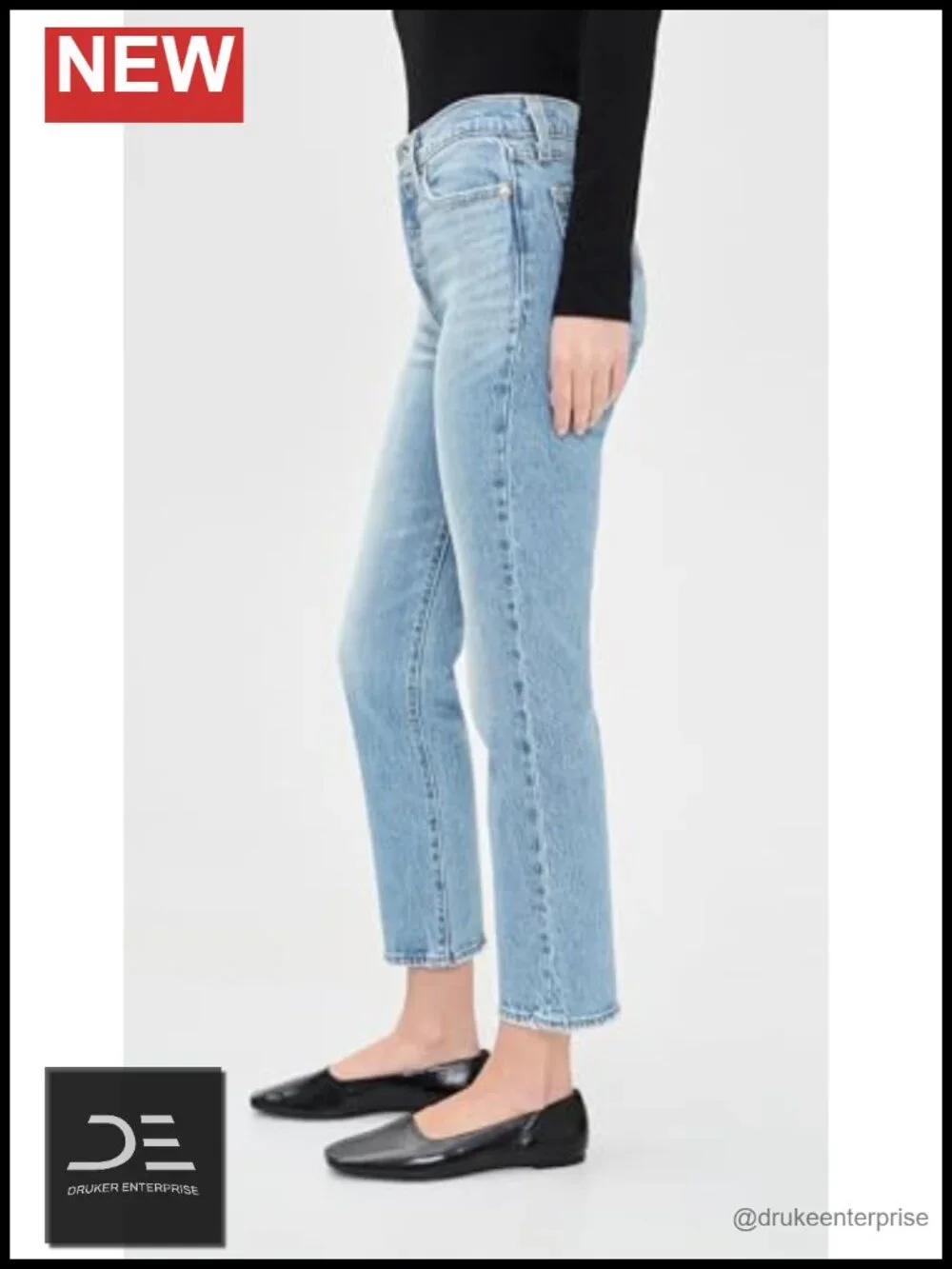 Wedgie Icon Fit Jeans High Rise Straight Leg Cotton